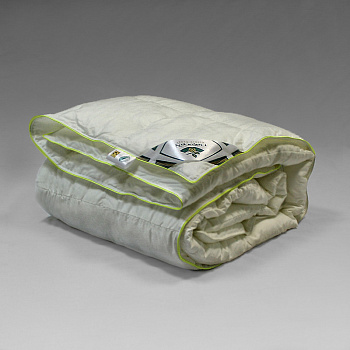 Одеяло Natures Таинственный ангел ТА-О-5-2, полуторное, из эвкалиптового волокна, стеганое, всесезонное, 150х200 см, сливочное с кантом