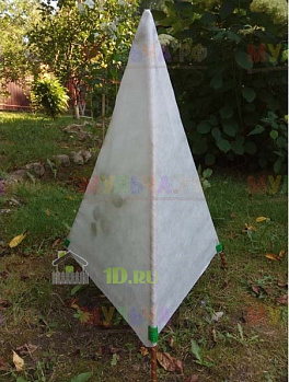 Укрытие для растений Пирамида 2 чехла, стеклопластиковый каркас L-50 см  h-70 см 5502