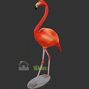 Декоративная фигура из полистоуна Фламинго, 99,1*52,1 см,  110038